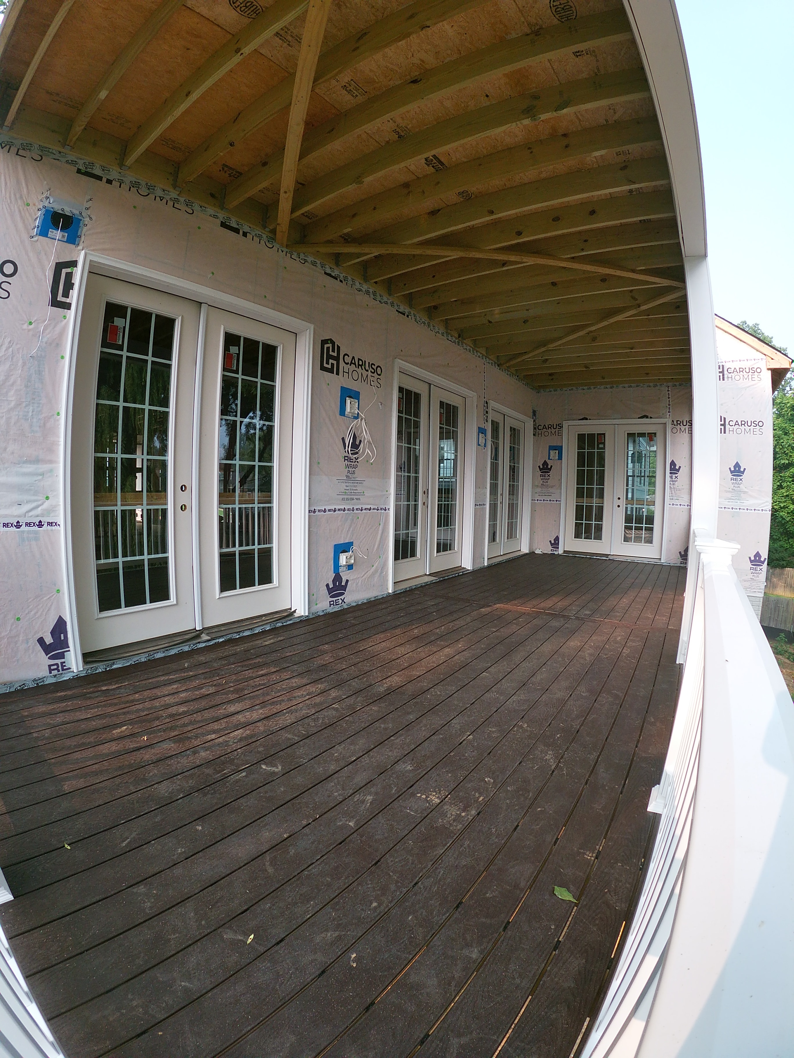 Big Deck Energy - front elevation showing both deck levels